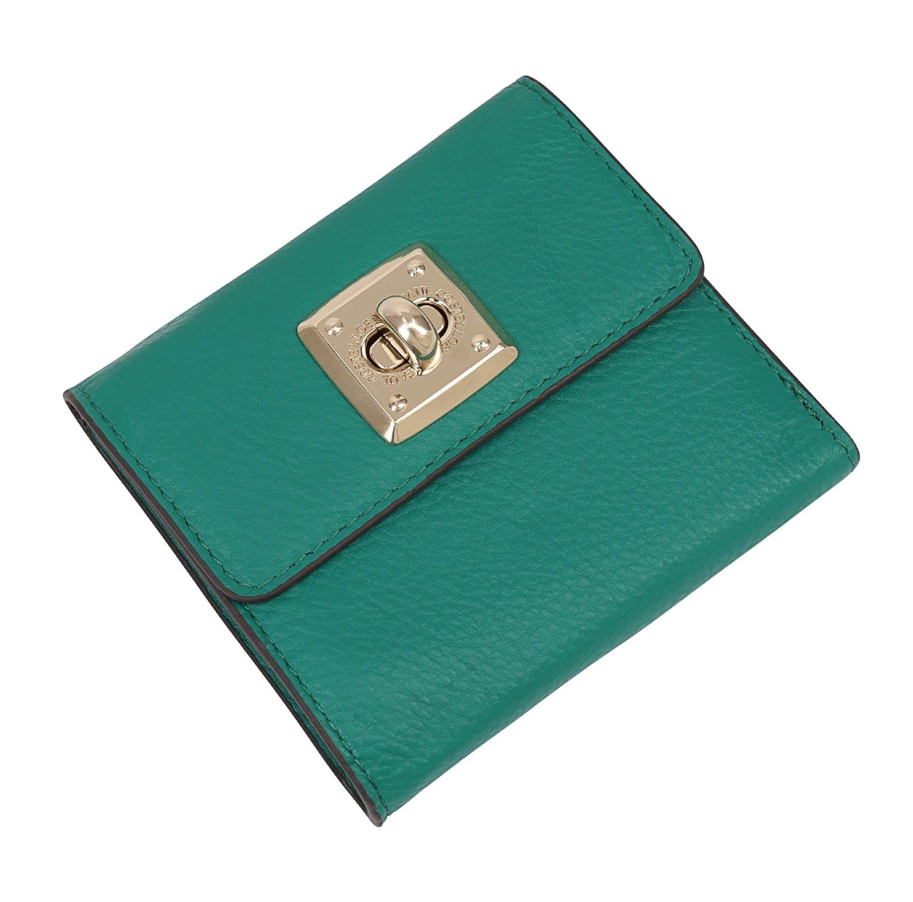 Paul Costelloe Paul Costelloe Women's Baro Leather Purse in Jade - 4
