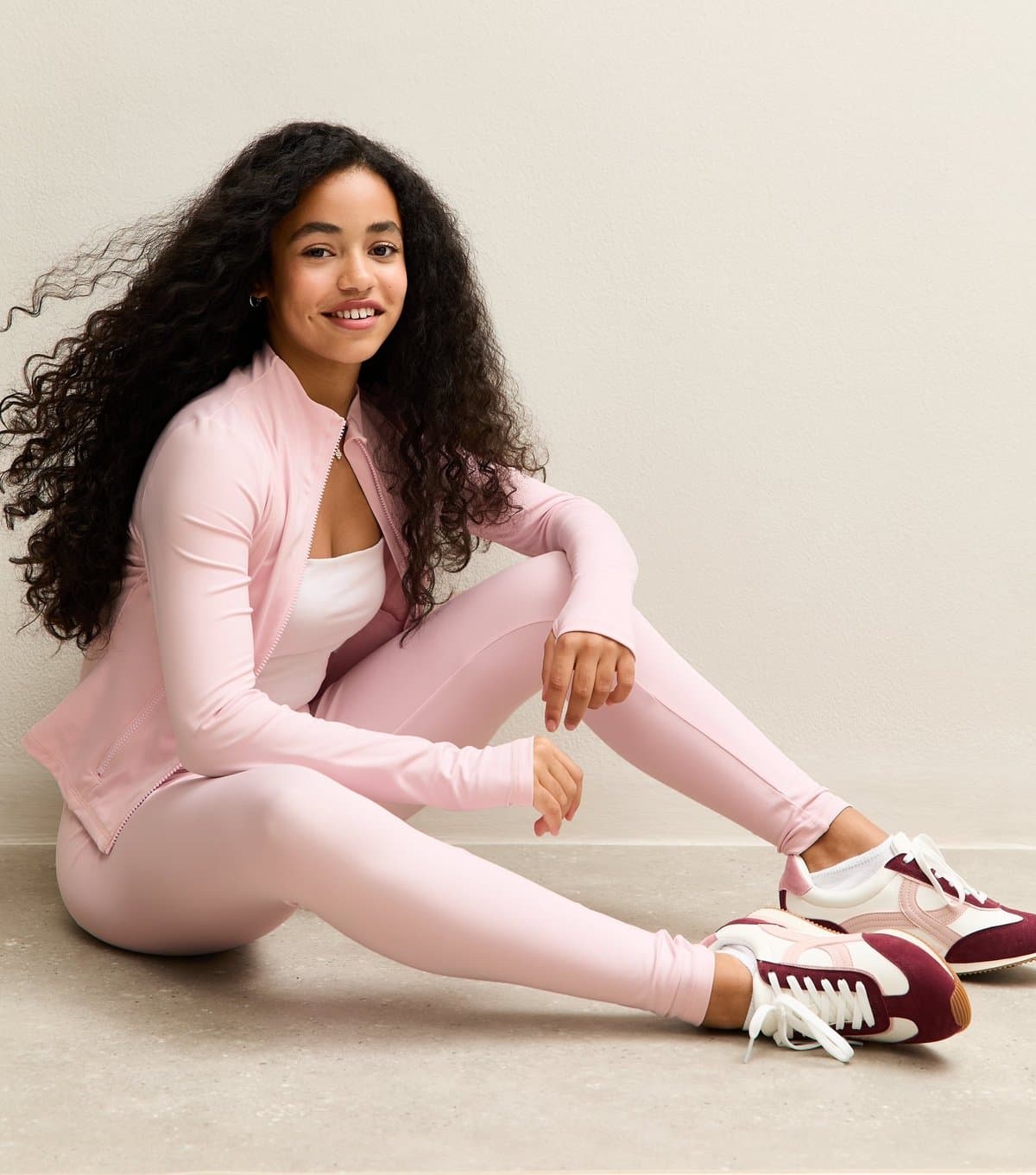 New Look New Look Pink Jersey Leggings for Girls