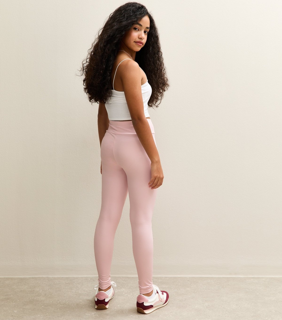 New Look Girls' Pink Waistband Leggings New Look - 4