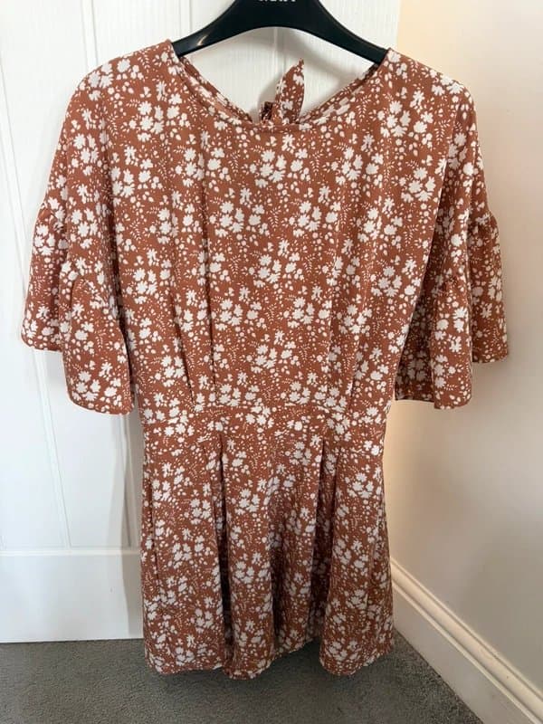 Topshop Topshop open back playsuit