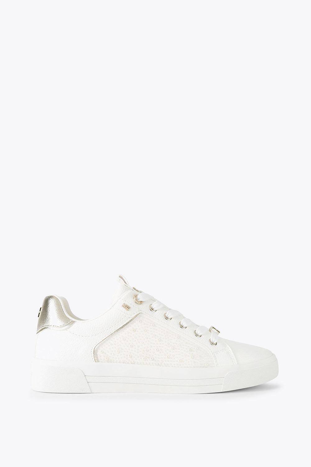 KG Kurt Geiger KG Kurt Geiger Women's 'Lillian Mesh' Trainers in White - 4