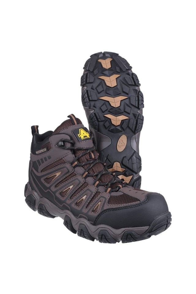 Amblers Amblers Men's 'AS801 Rockingham' Waterproof Safety Footwear in Brown - 3