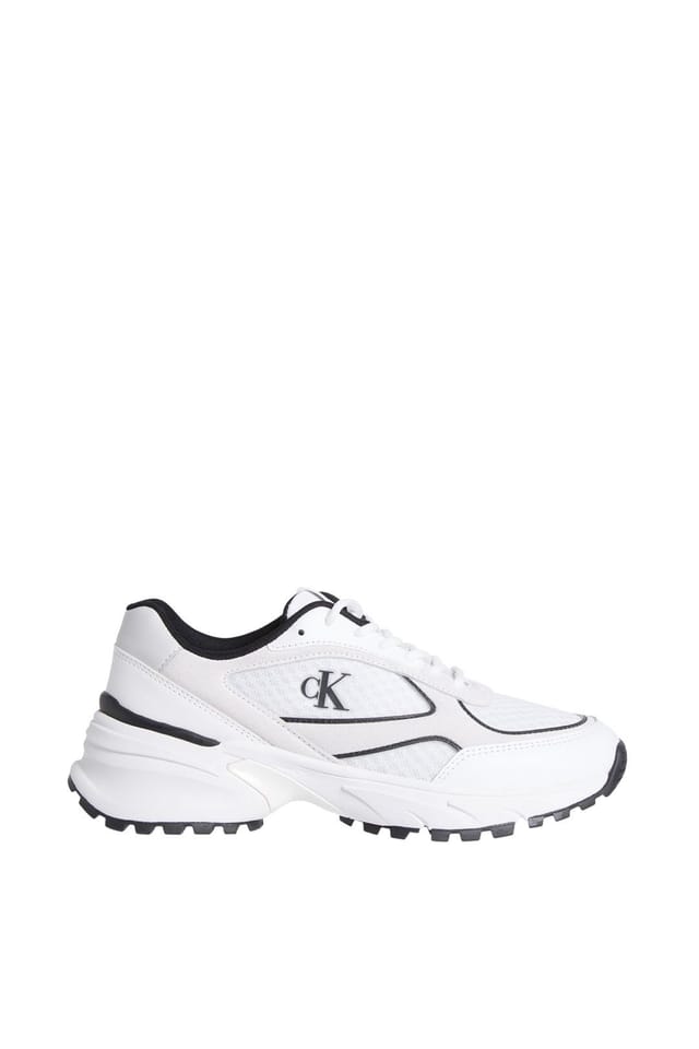 Calvin Klein Calvin Klein Women's Hike Runner Mesh Mix Met Mg Bright White/Black in White - 2