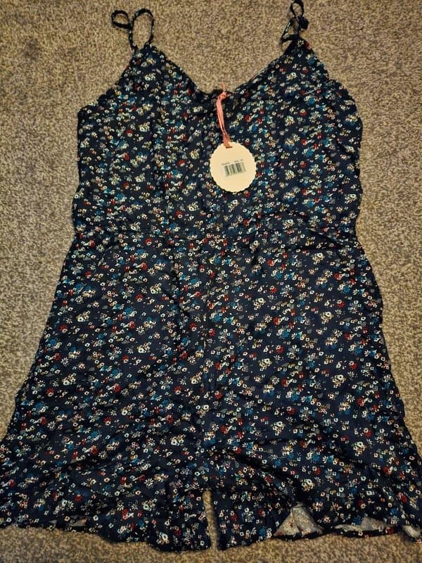 Floral Summer playsuit size 14