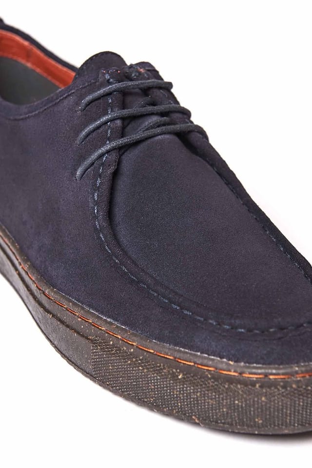 Moshulu Moshulu Men's 'Innings' Suede Shoes in Navy - 3