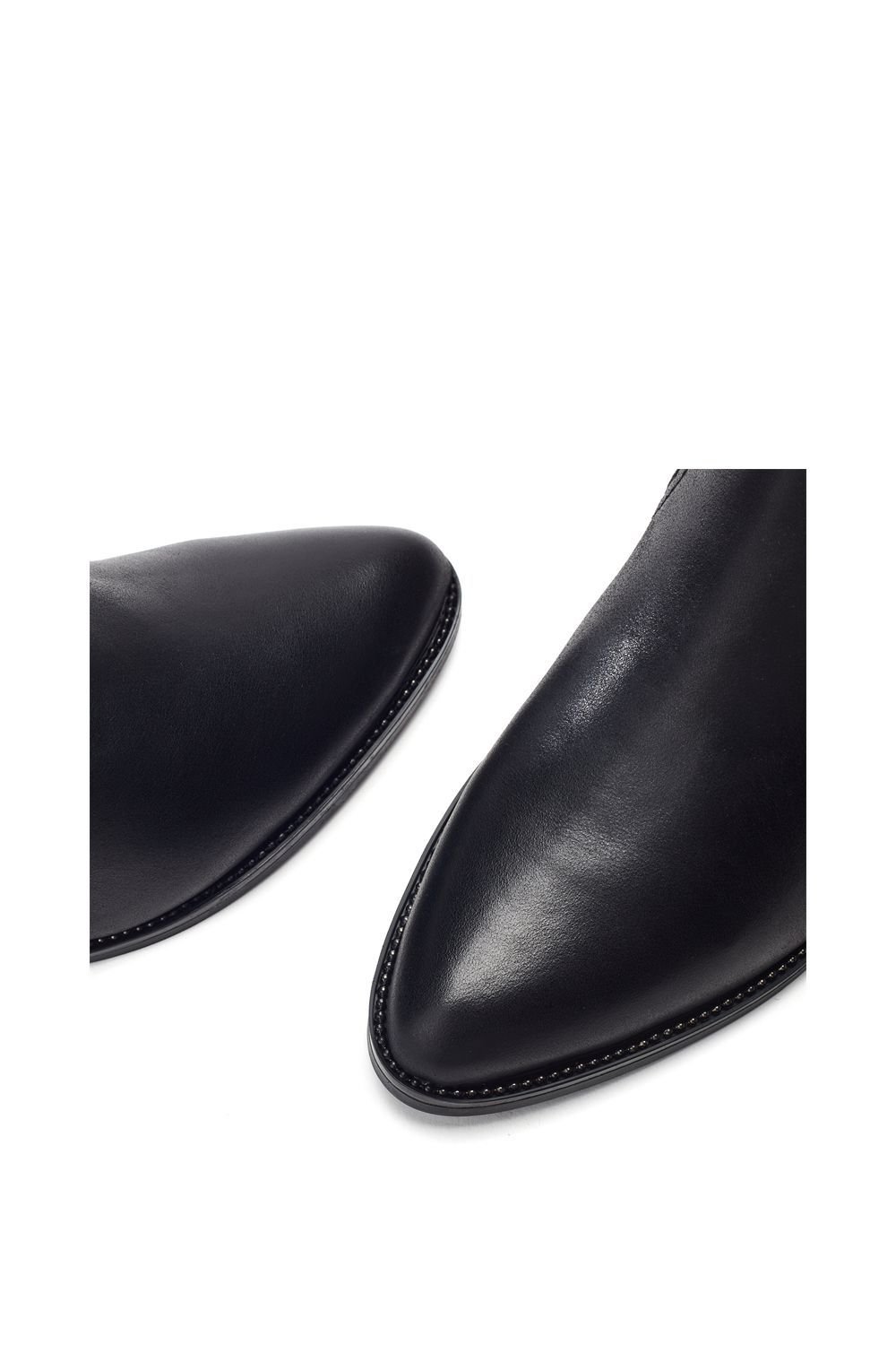 Moda In Pelle Moda In Pelle Women's 'Anniee' Leather Heeled Boots in Black - 4