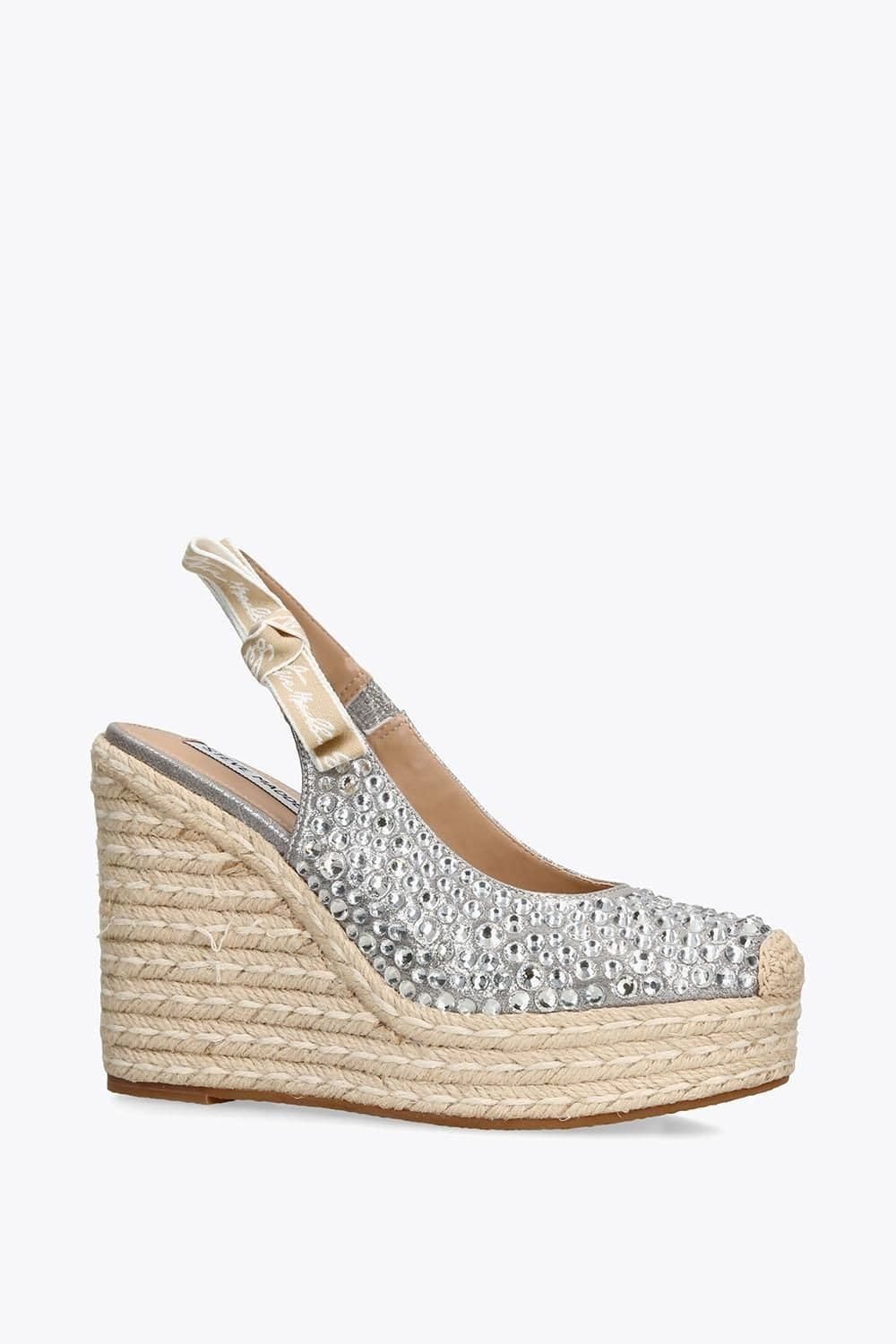 Steve Madden STEVE MADDEN Women's 'Demmi Silver' Sandals in Silver - 4