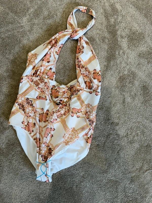 ASOS ASOS luxe swimsuit and kaftan