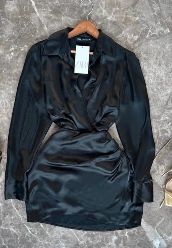 Zara ZARA L 12 Zara satin silky dress