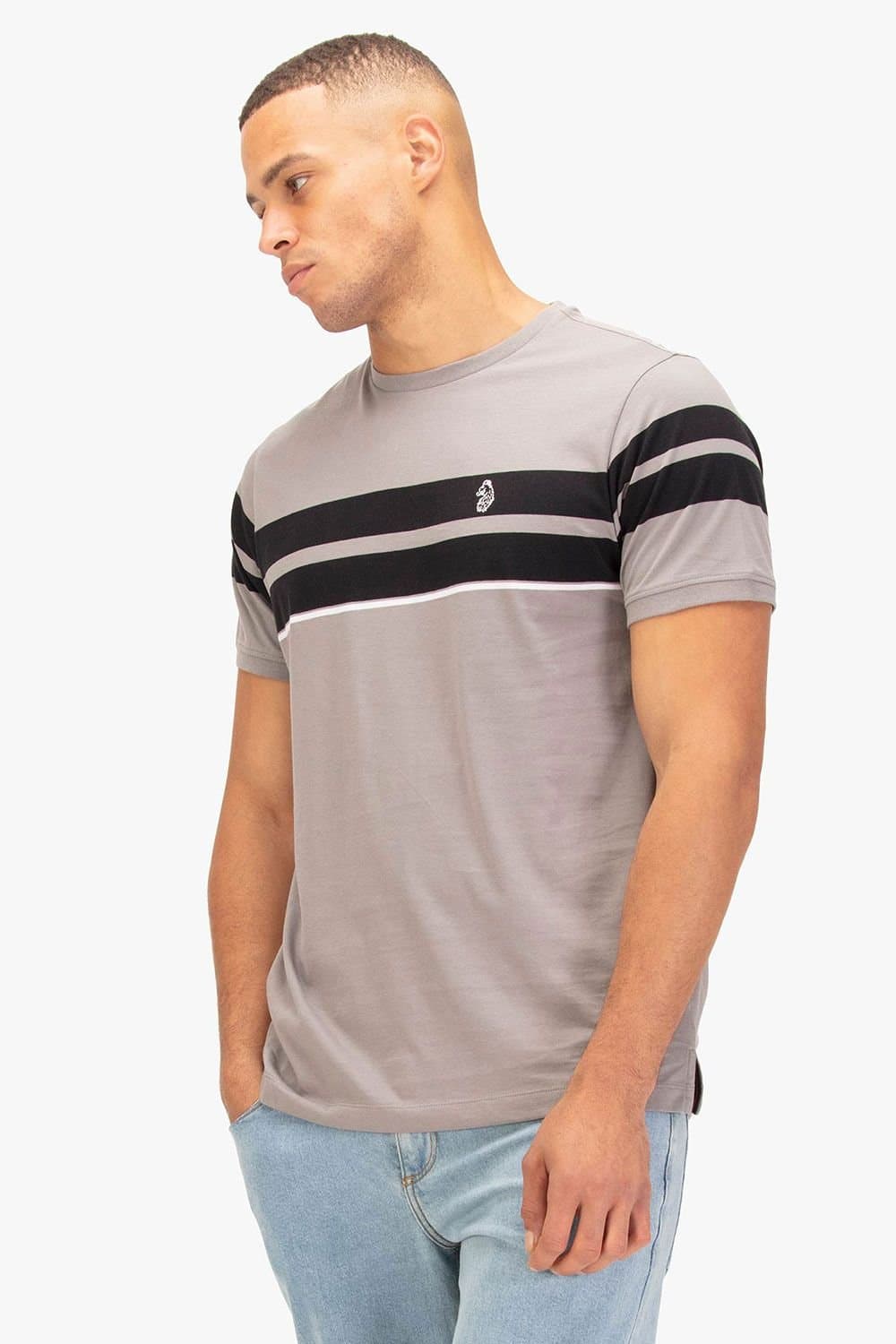 Luke 1977 Luke 1977 Men's Yd Brazilia T-shirt in Light Grey