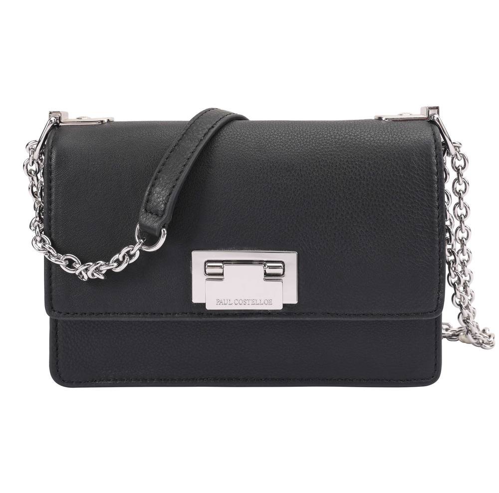 Paul Costelloe Paul Costelloe Women's Amiera Leather Cross Body Bag in Black - 1