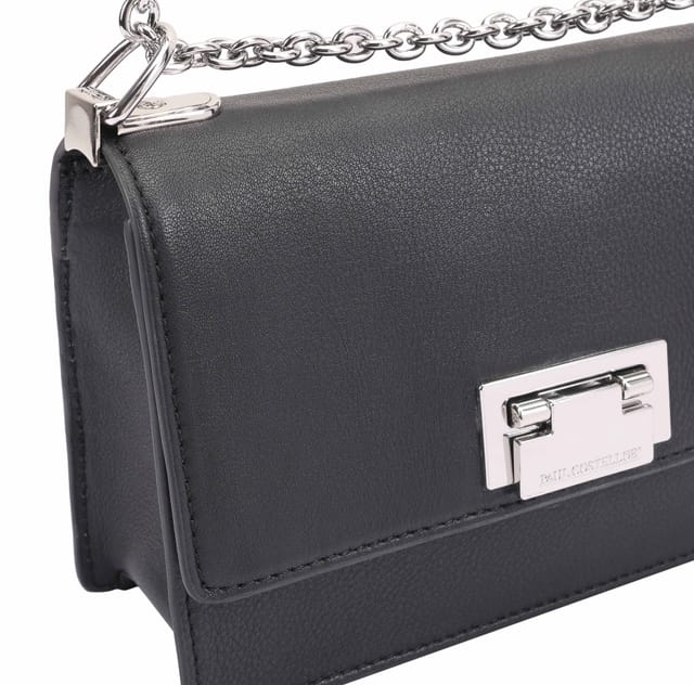 Paul Costelloe Paul Costelloe Women's Amiera Leather Cross Body Bag in Black - 3
