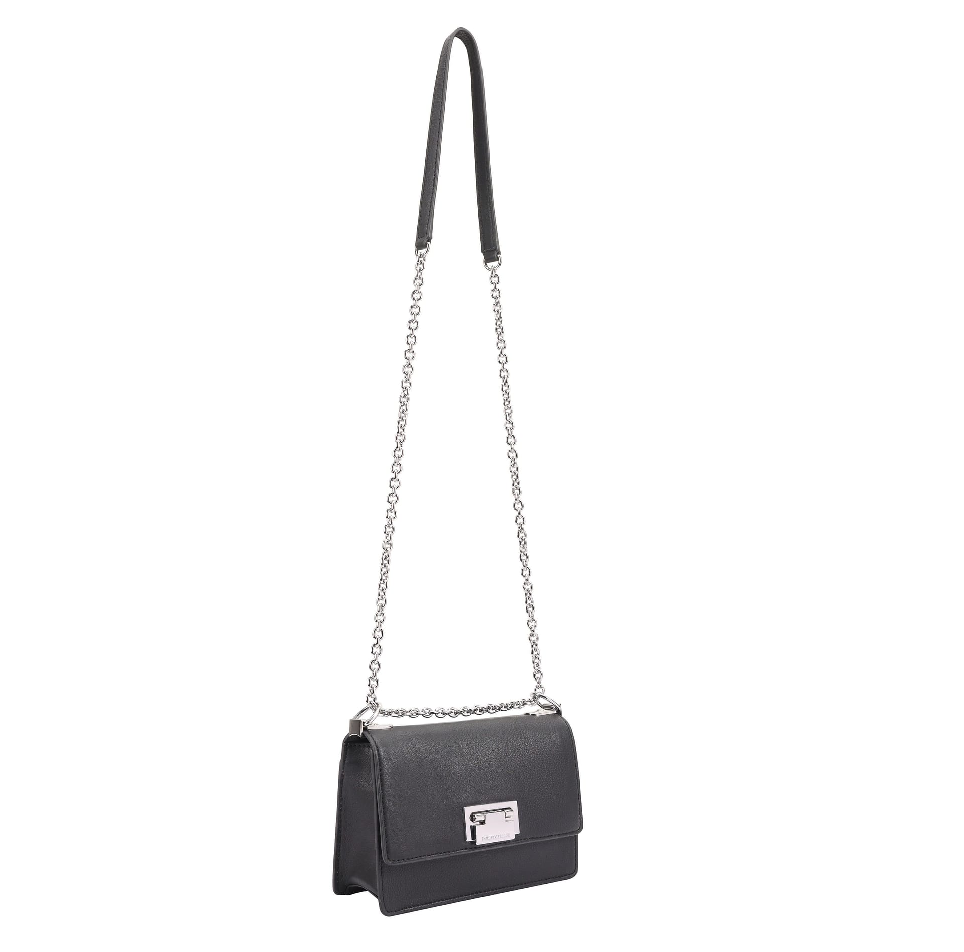 Paul Costelloe Paul Costelloe Women's Amiera Leather Cross Body Bag in Black - 4