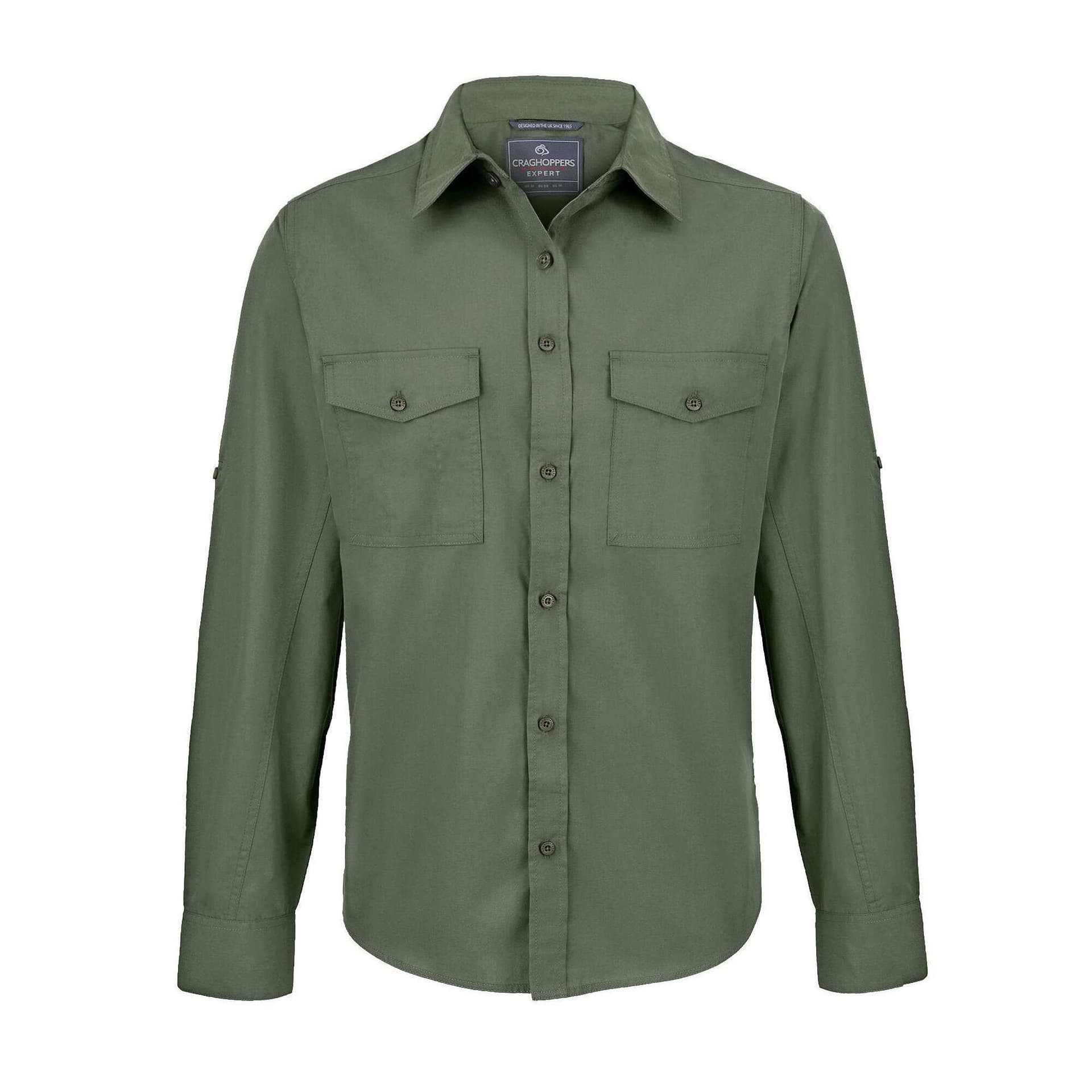 Craghoppers Craghoppers Dark Green Long-Sleeved Shirt for Men