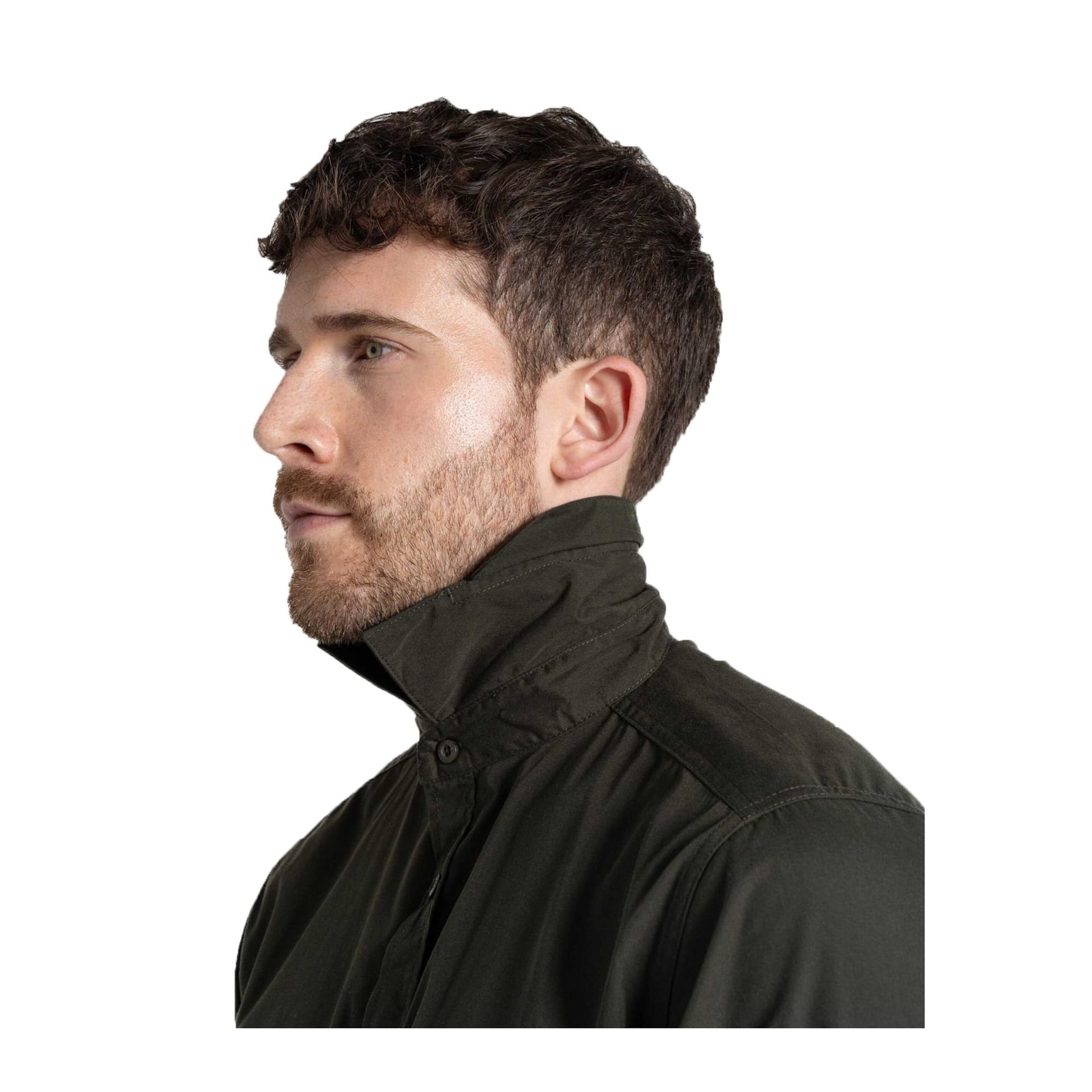 Craghoppers Craghoppers Men's Kiwi Long-Sleeved Shirt in Dark Green - 4