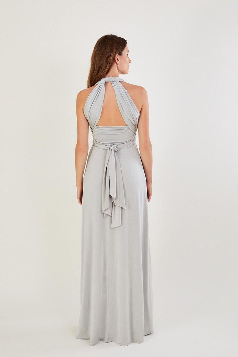 Monsoon Monsoon Women's 'Thea' Twist Me Tie Me Maxi Dress in Silver - 4