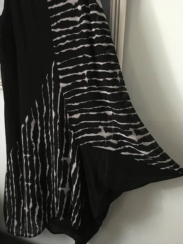 Mint Velvet Mint velvet dress size 16  black white asymmetrical