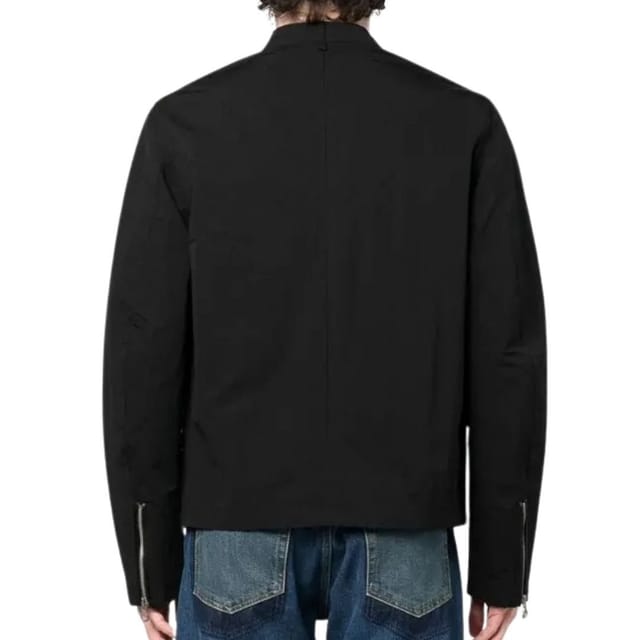 Diesel Diesel Men's Plain Black Thin Jacket - 2