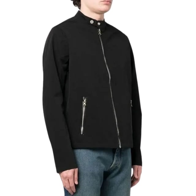 Diesel Diesel Men's Plain Black Thin Jacket - 3