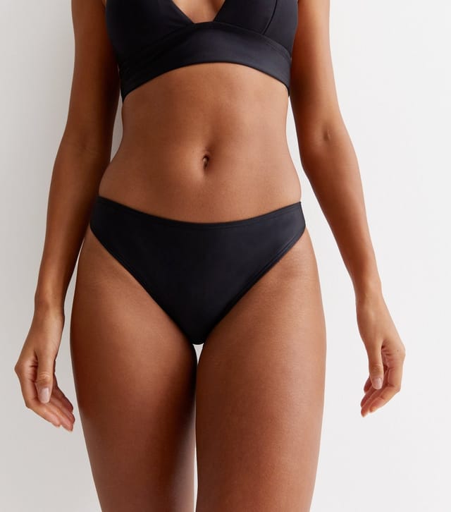 New Look Women's Black Hipster Bikini Bottoms New Look - 3