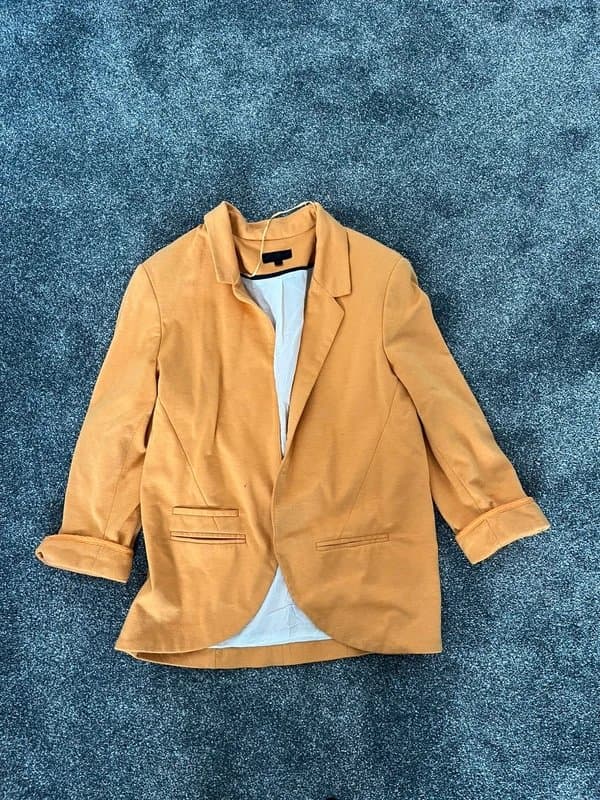 Topshop Mustard yellow blazer