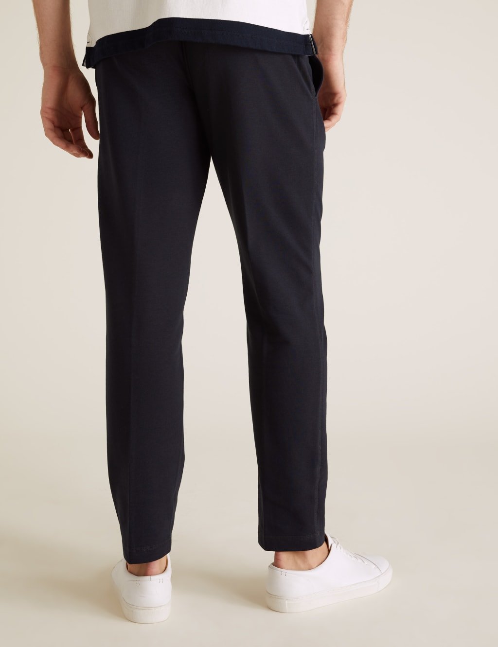 Marks & Spencer M&S 2 Pack Cotton Rich Joggers Navy Mix - 3