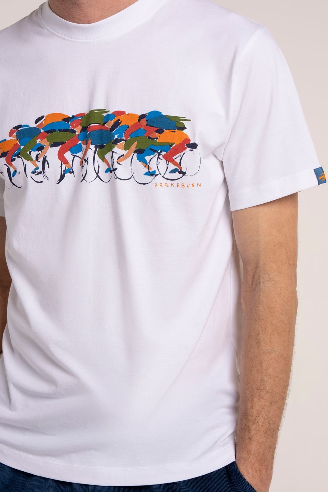 Brakeburn Brakeburn Men's PELHAM T-SHIRT in White - 3