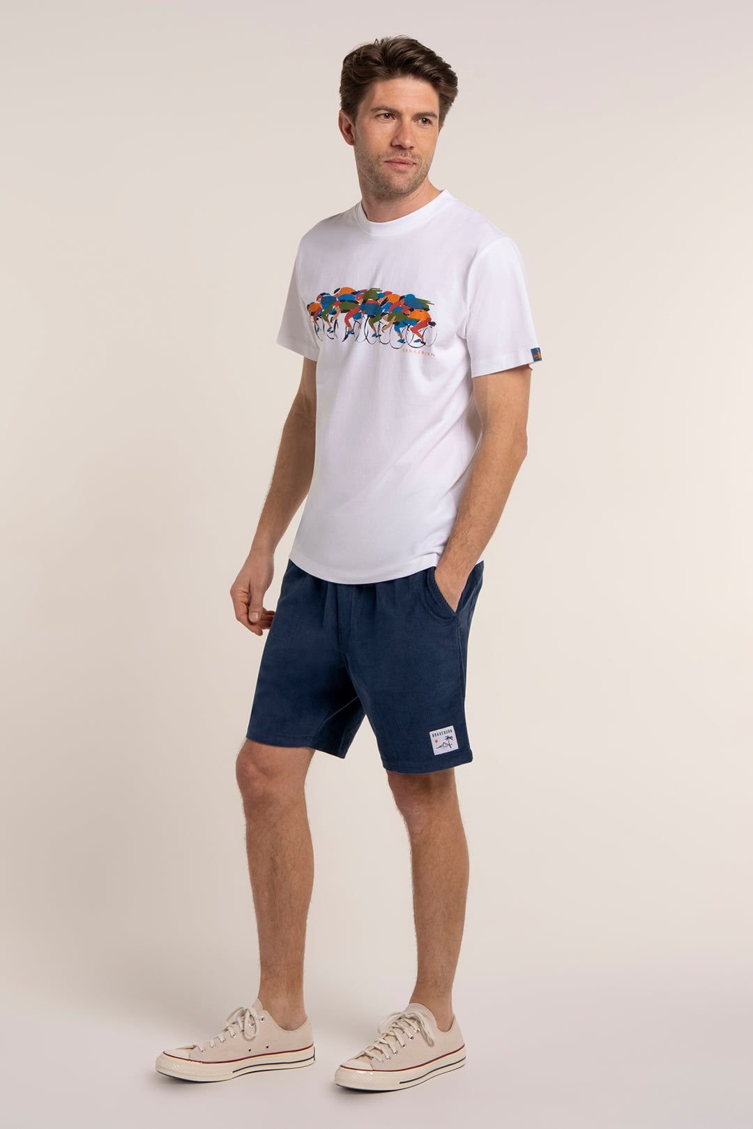 Brakeburn Brakeburn Men's PELHAM T-SHIRT in White - 4