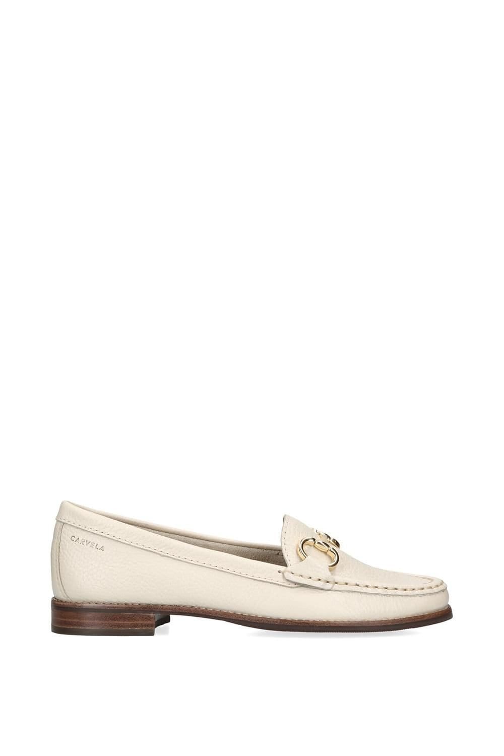 Carvela Carvela Women's 'Click' Leather Trainers in Cream - 1