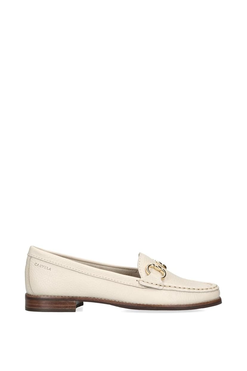 Carvela Carvela Women's 'Click' Leather Trainers in Cream - 1