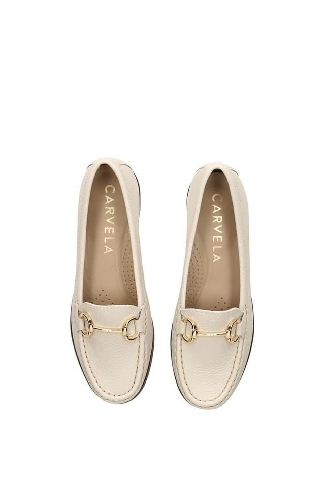 Carvela Carvela Women's 'Click' Leather Trainers in Cream - 2