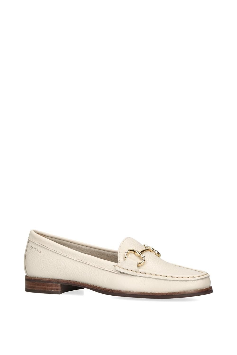 Carvela Carvela Women's 'Click' Leather Trainers in Cream - 4