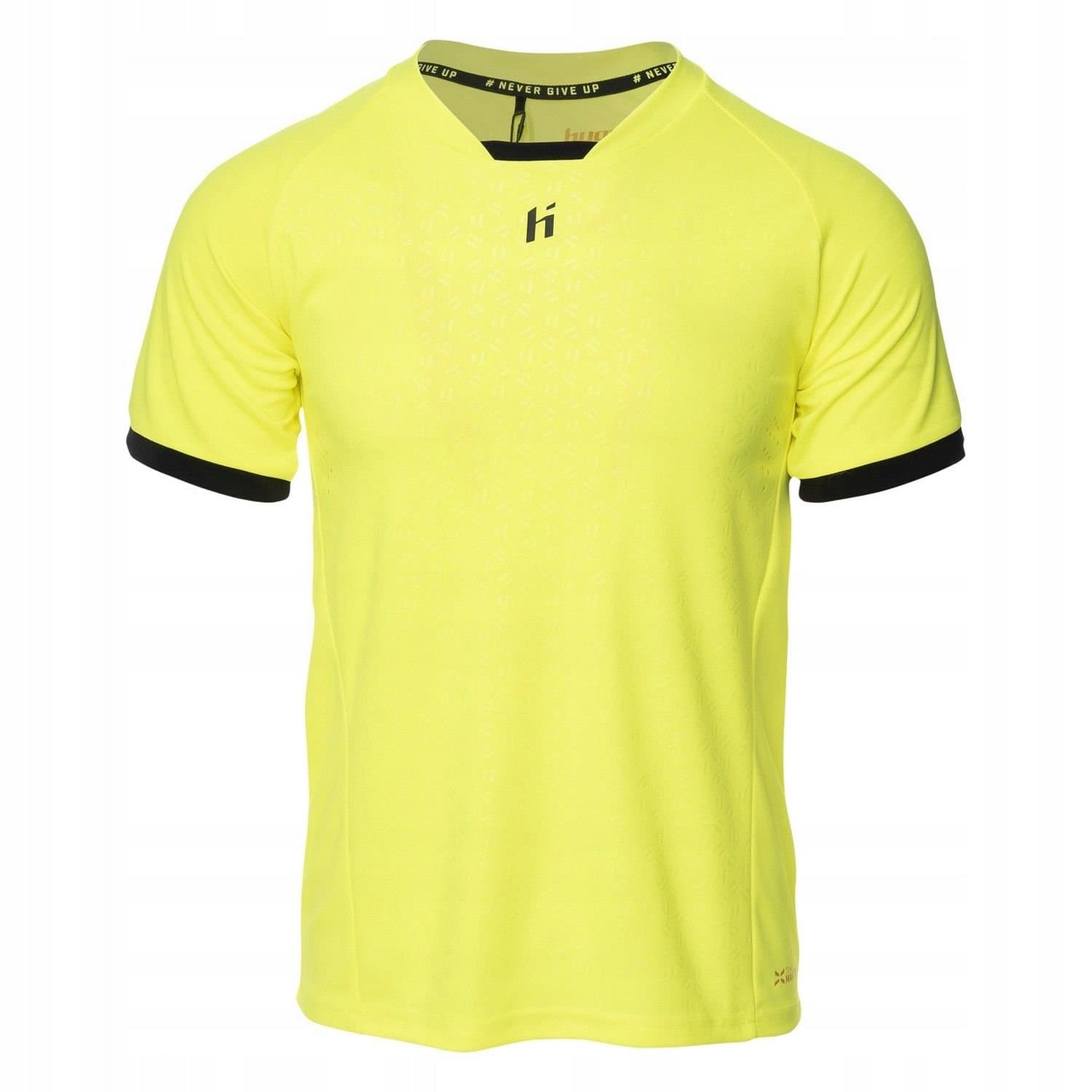Huari Huari Men's Rosario Short-Sleeved T-Shirt in Bright Yellow