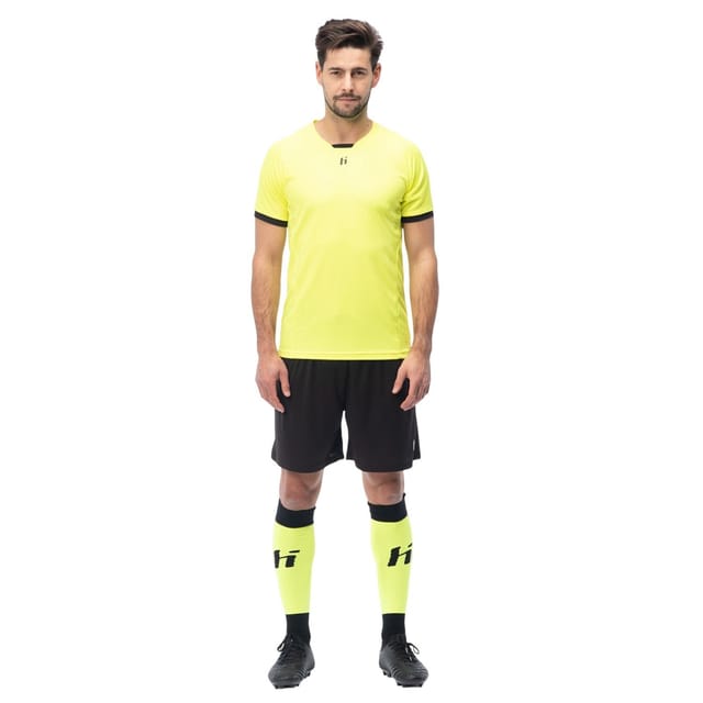 Huari Huari Men's Rosario Short-Sleeved T-Shirt in Bright Yellow - 3