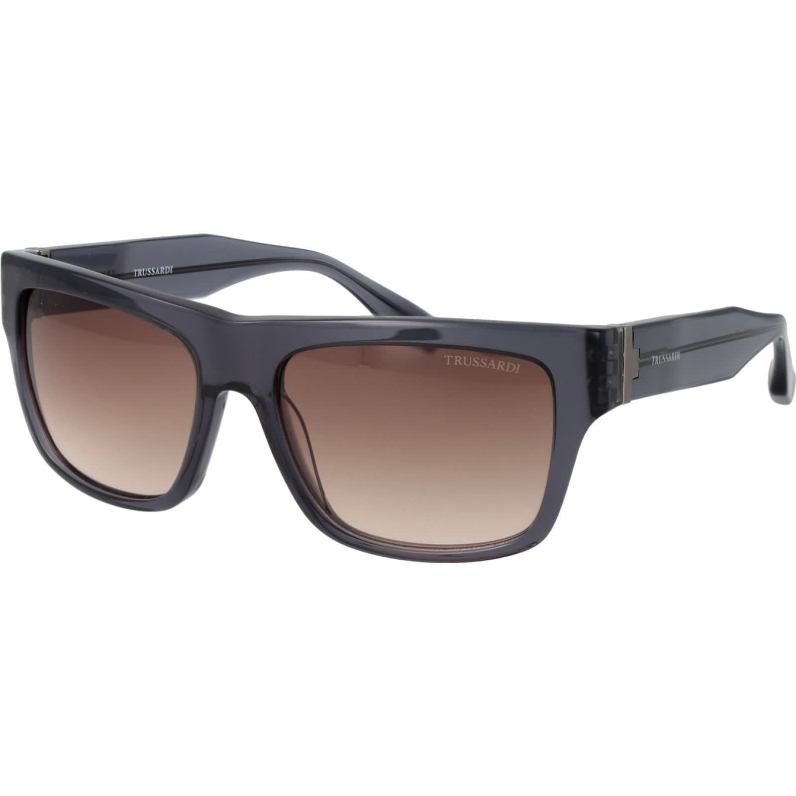 Trussardi Trussardi Men's TSM9067 56T01 Square/Rectangle Sunglasses in Grey