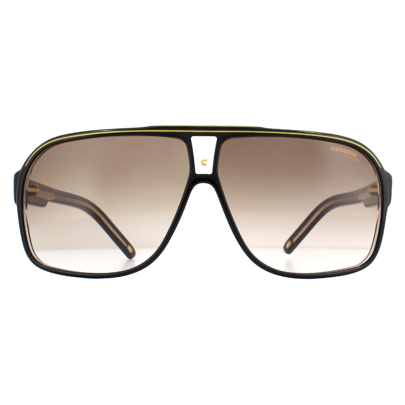 Carrera Carrera Men's Aviator Black Brown Gradient Sunglasses