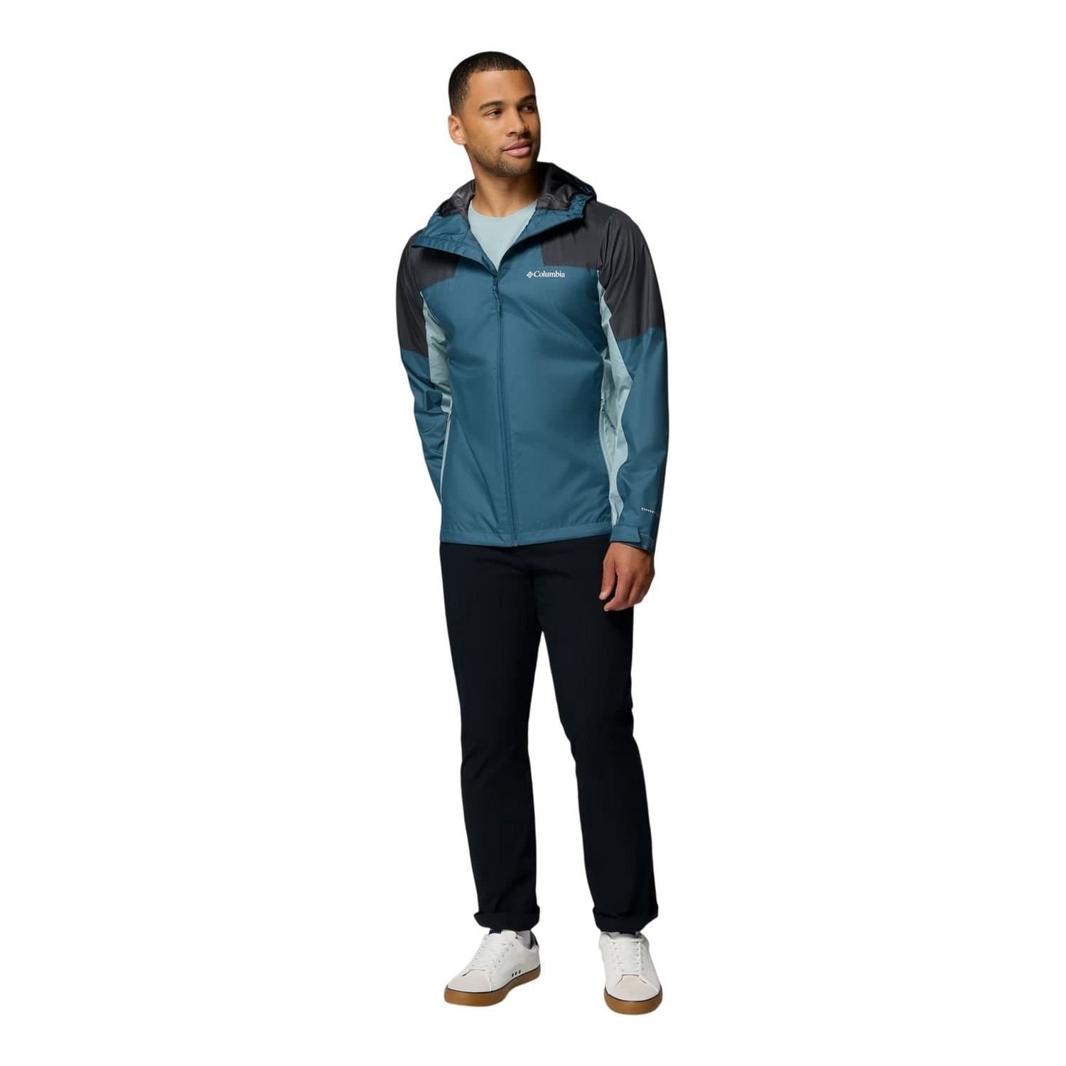 Columbia Columbia Men's Inner Limits III Hooded Waterproof Jacket in Blue