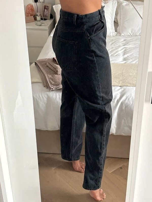 ASOS Tall ASOS tall Black denim straight leg jeans