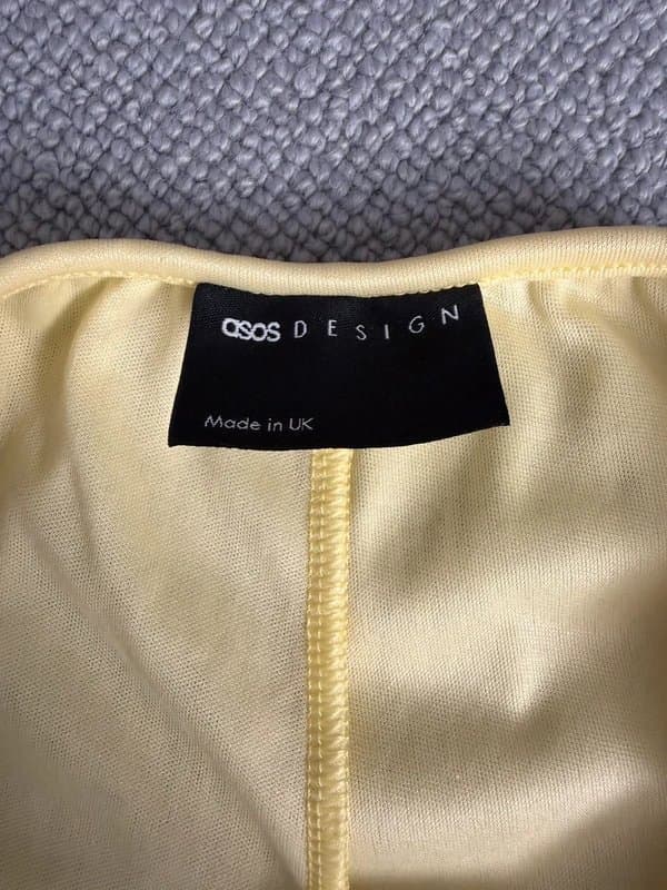 ASOS ASOS yellow glittery skort