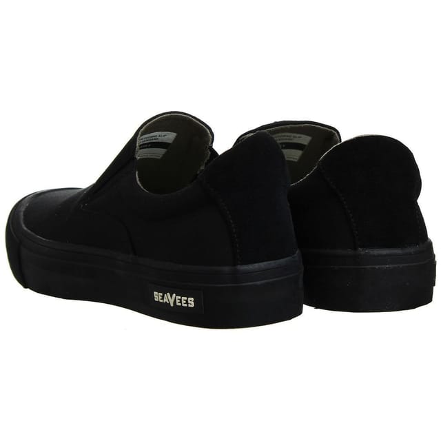 Seavees Seavees Men's Hawthrone Slip On Standard Slip-On Black Synthetic Shoes - 3