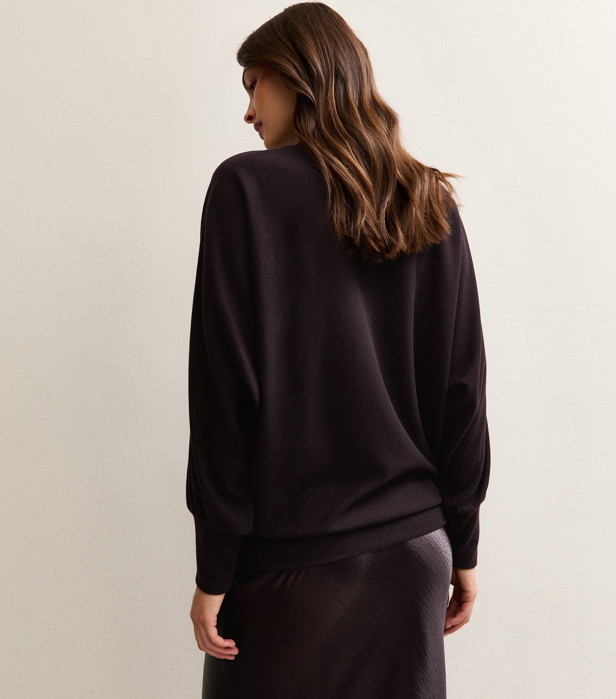 New Look Women's Tall Dark Purple Batwing Jumper New Look - 4