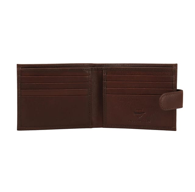Paul Costelloe Paul Costelloe Men's Amir Leather Wallet in Brown - 2