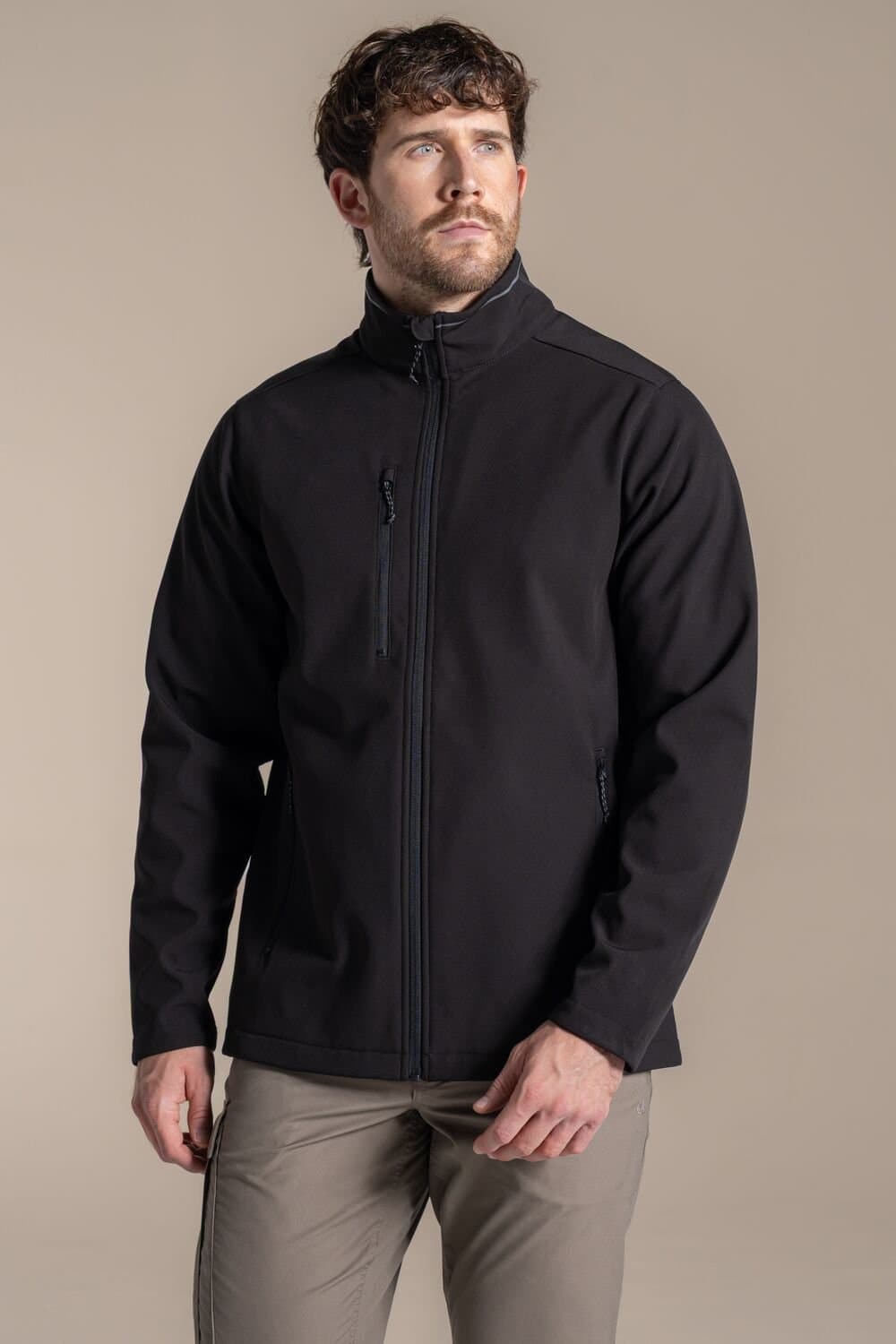 Craghoppers Craghoppers Men's Expert Kiwi 3-Layer Softshell Jacket in Black