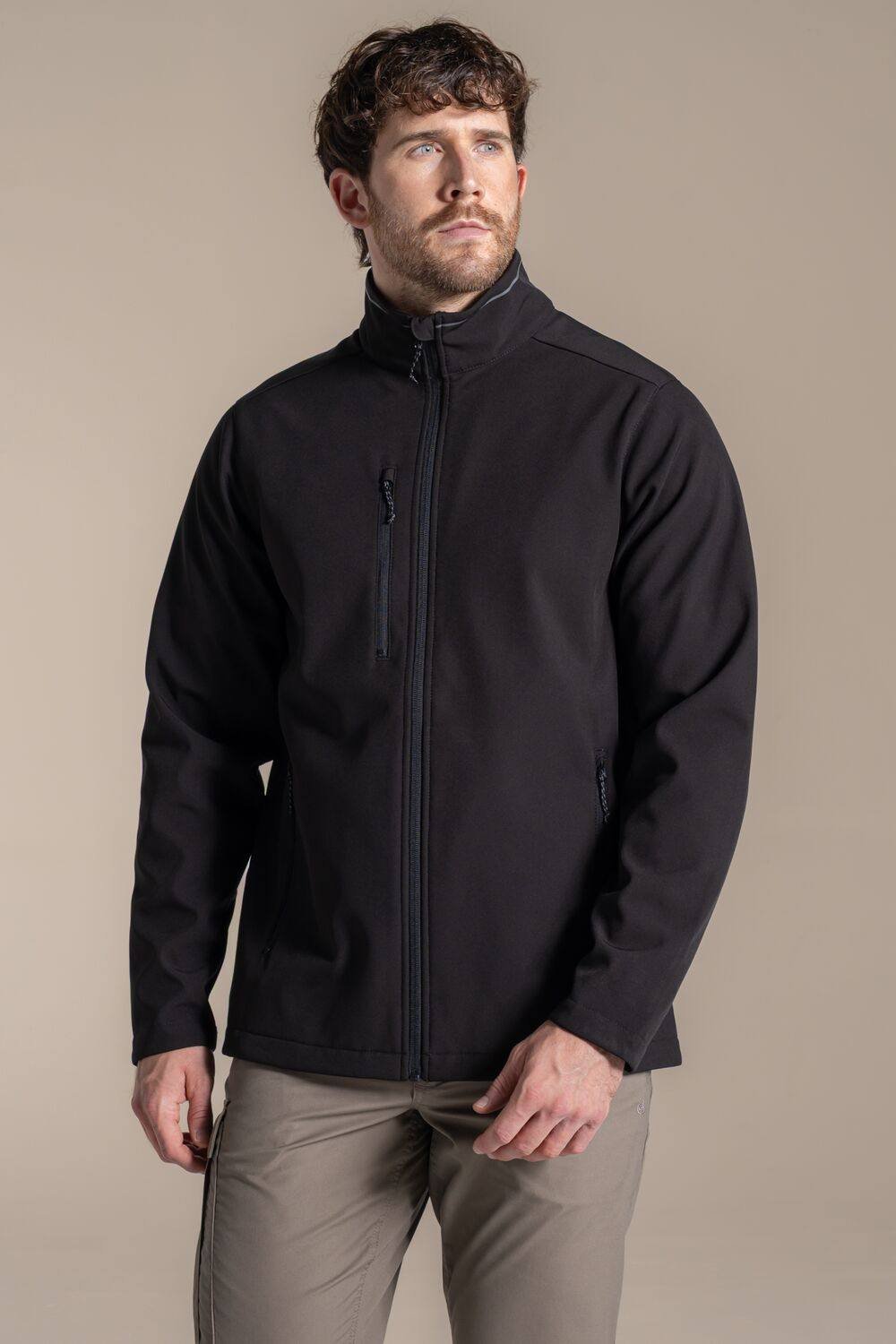 Craghoppers Craghoppers Men's Expert Kiwi 3-Layer Softshell Jacket in Black - 4
