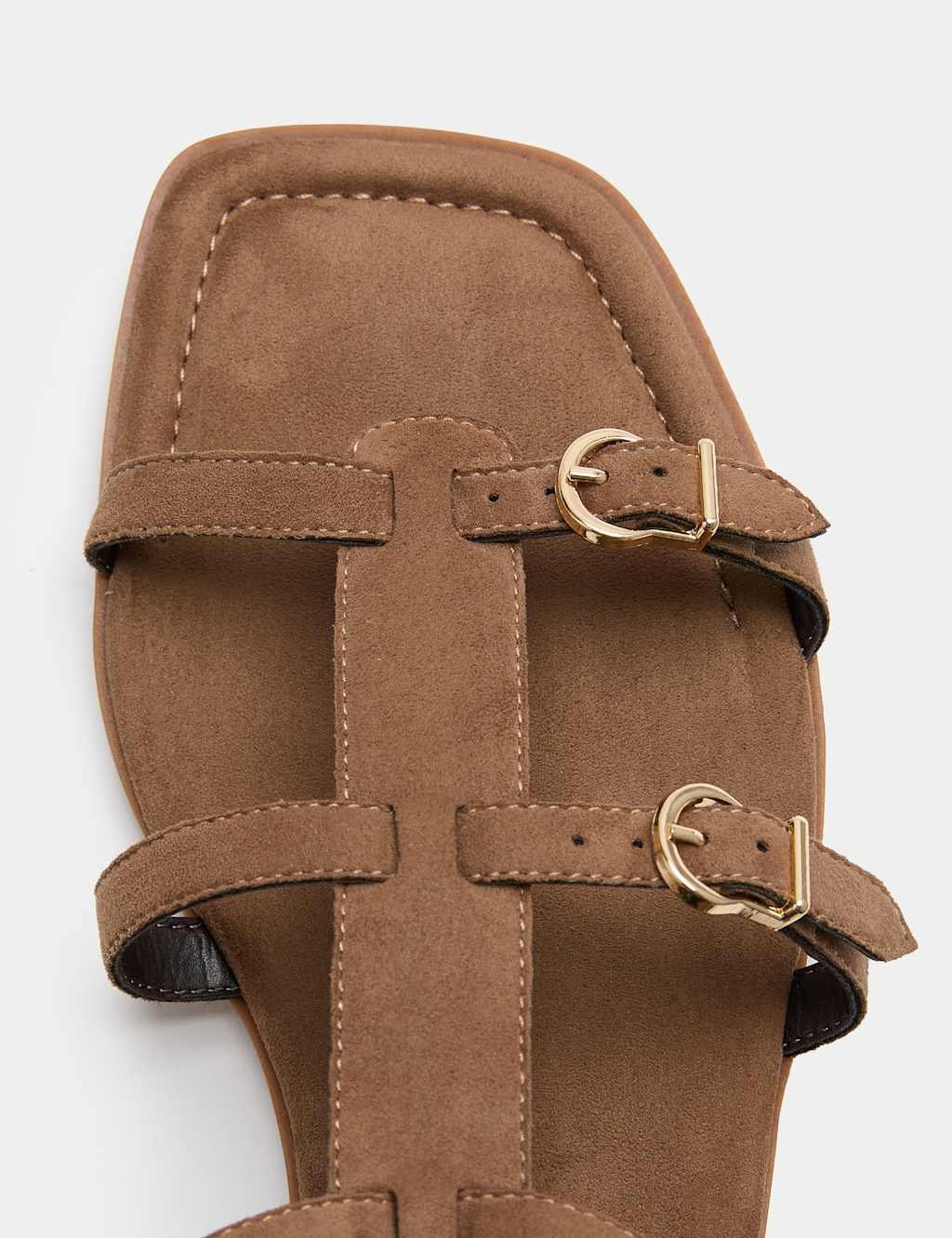 Marks & Spencer M&S Strappy Flat Gladiator Sandals Taupe - 2