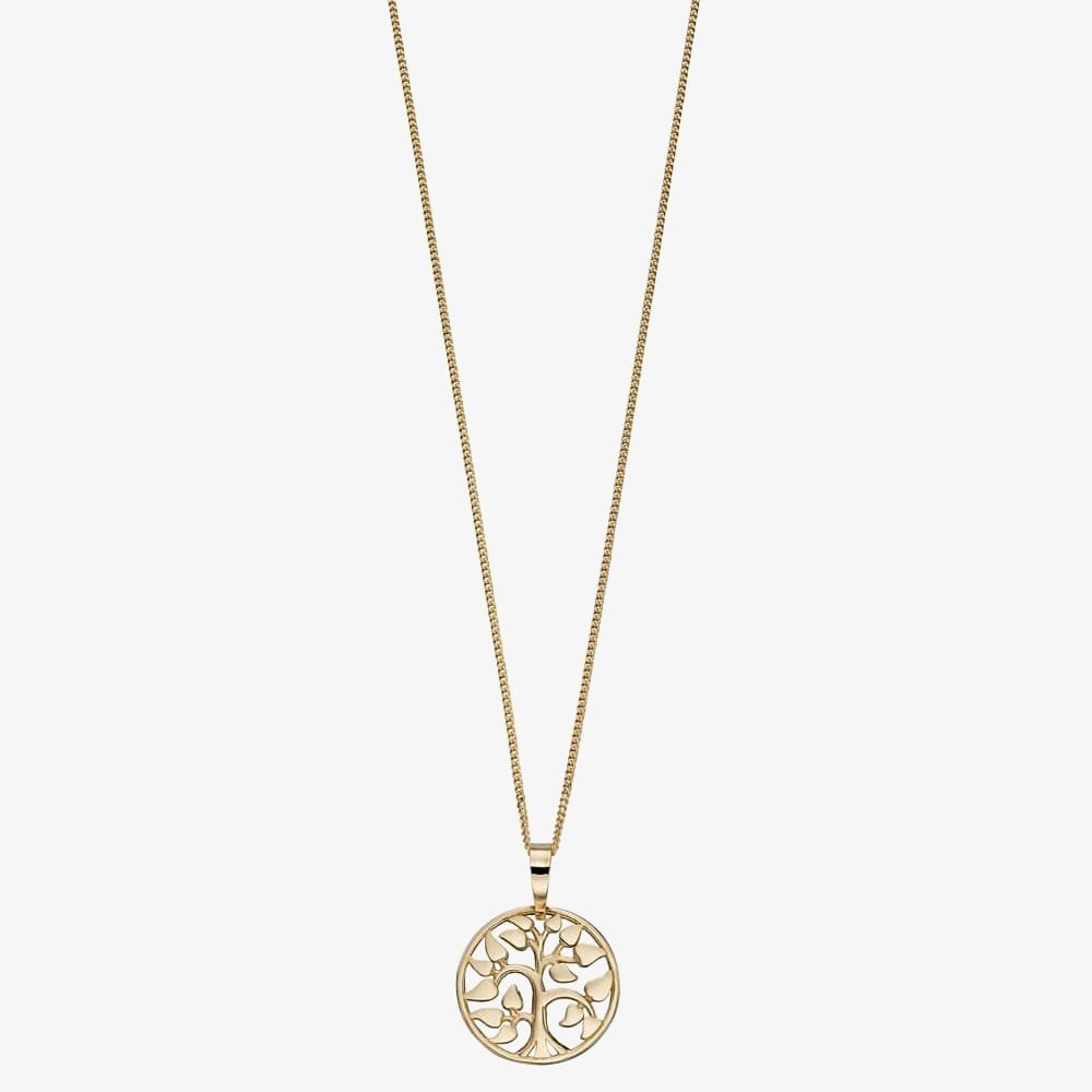 T.H.Baker T.H.Baker Women's 9ct Gold Tree Of Life Pendant GP2111 GN202 - 1