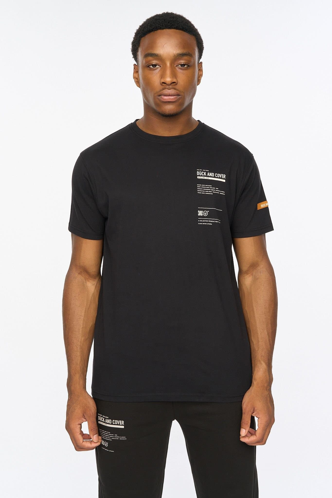 Duck&Cover Duck&Cover Men's Applewood T-Shirt in Black