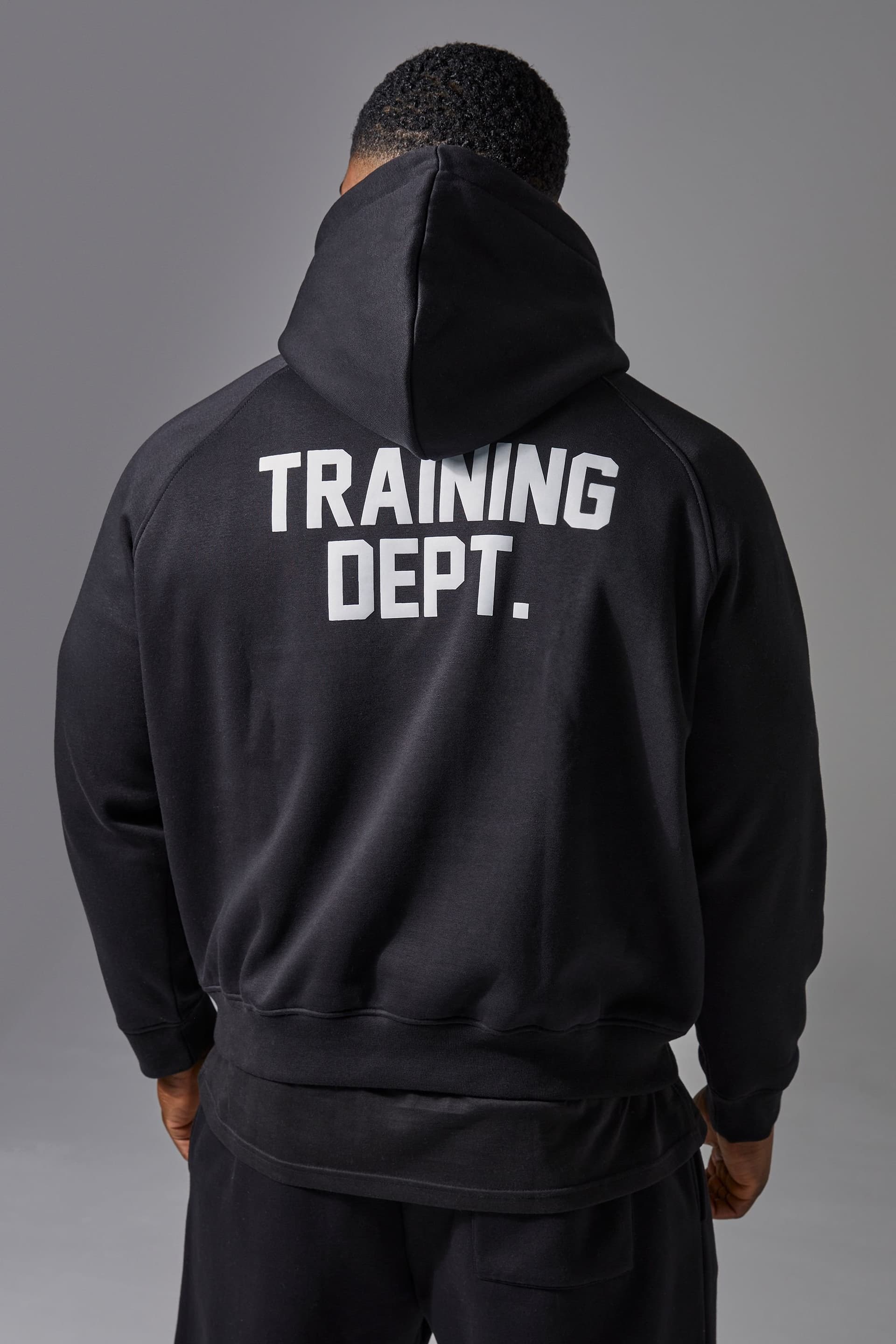 Training Dept. Training Dept. Men's Training Dept Boxy Hoodie in Black