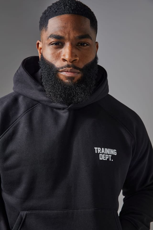 Training Dept. Training Dept. Men's Training Dept Boxy Hoodie in Black - 3