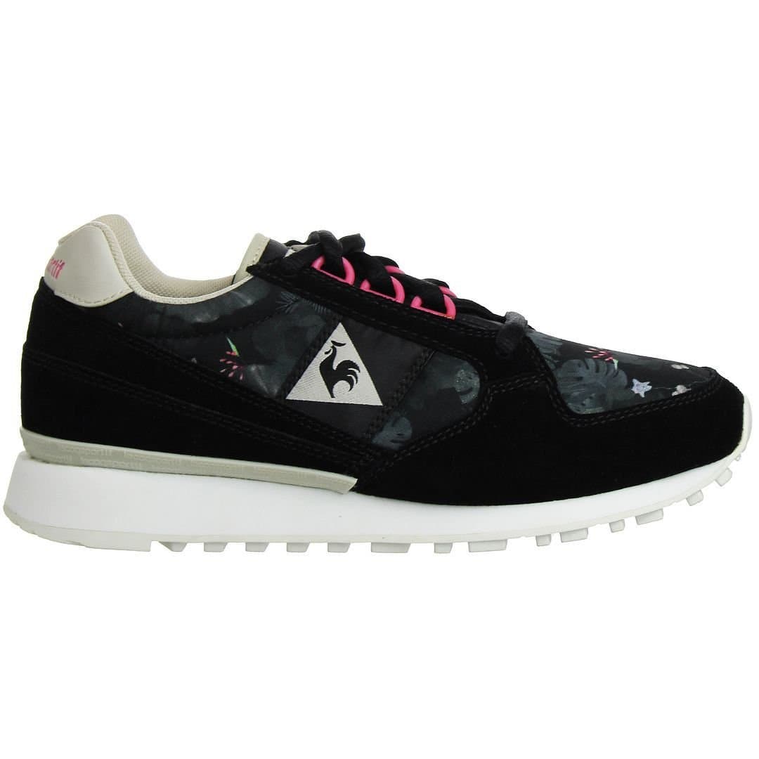 Le Coq Sportif Le Coq Sportif Women's Eclat Winter Floral Lace-Up Black Synthetic Trainers